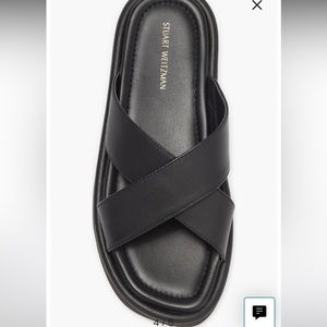 Stuart Weitzman Elodie leather sandal